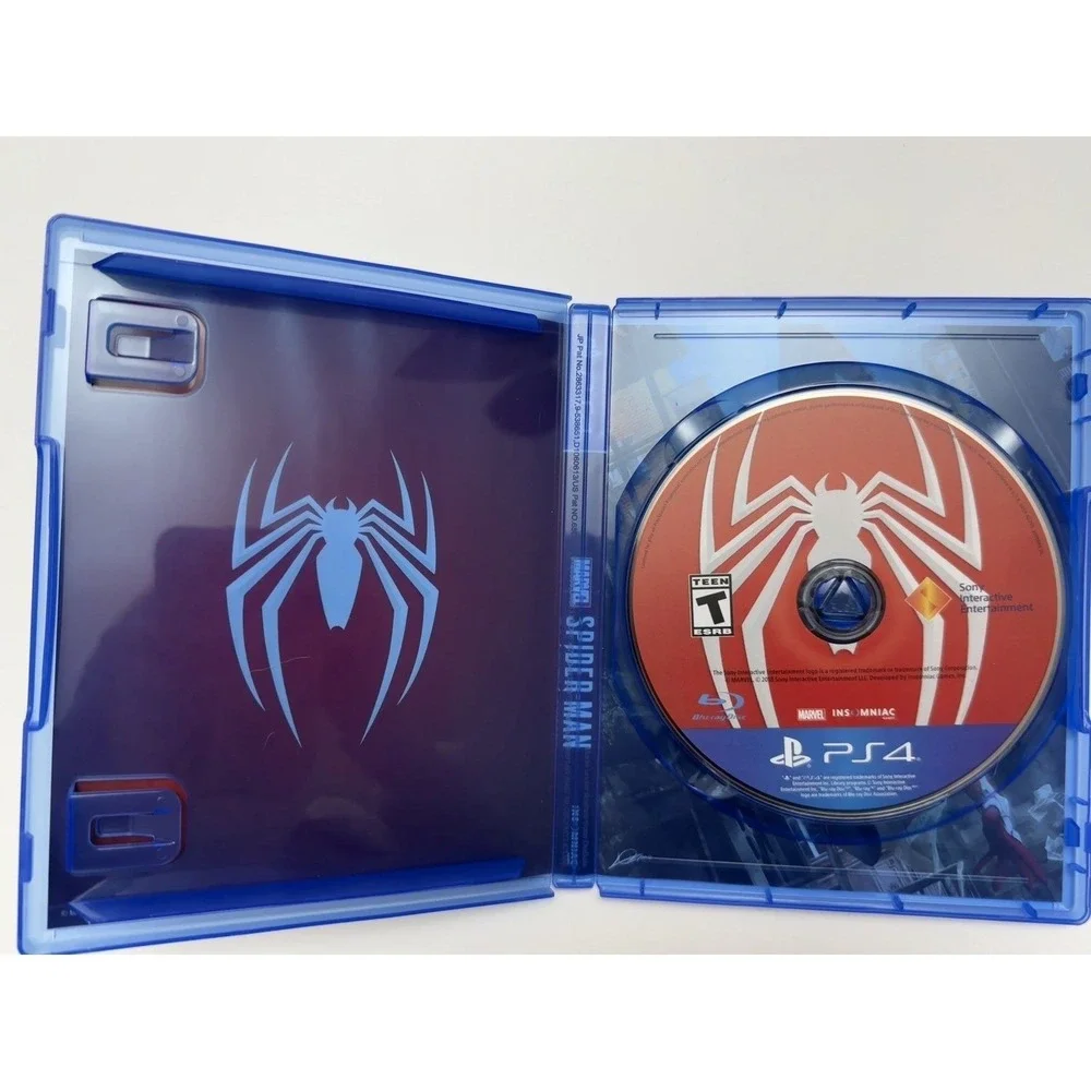 Marvel Spider-Man (Sony PlayStation 4, 2018)‎ PS4 Case & Disc Insomniac